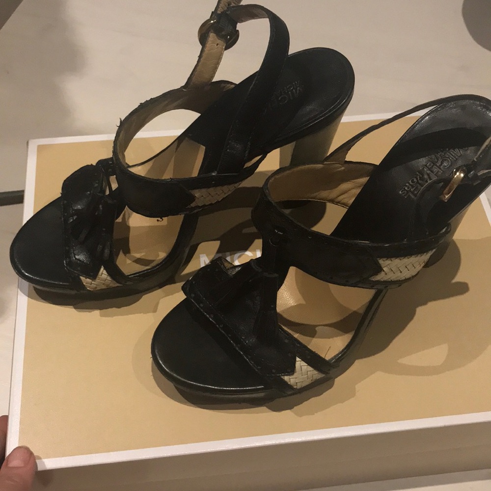 Michael Kors leather sandals